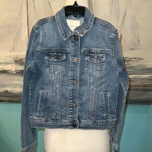 NWT Girls Copper Key Denim Jean Jacket, Small
